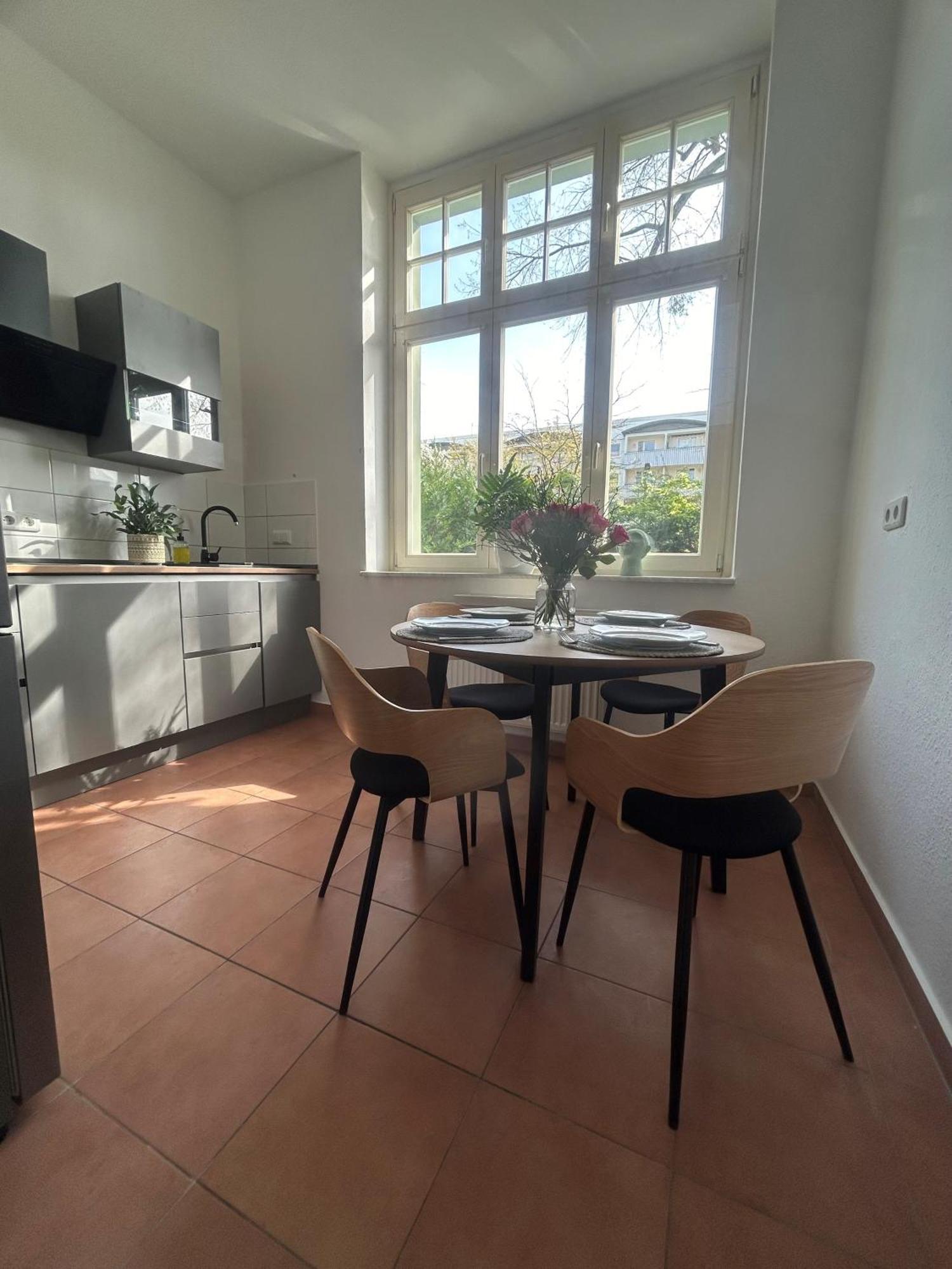 Mintara Komfort Apartment Mit Grill -Terrasse, Sky Und Parkplatz Maagdenburg Buitenkant foto