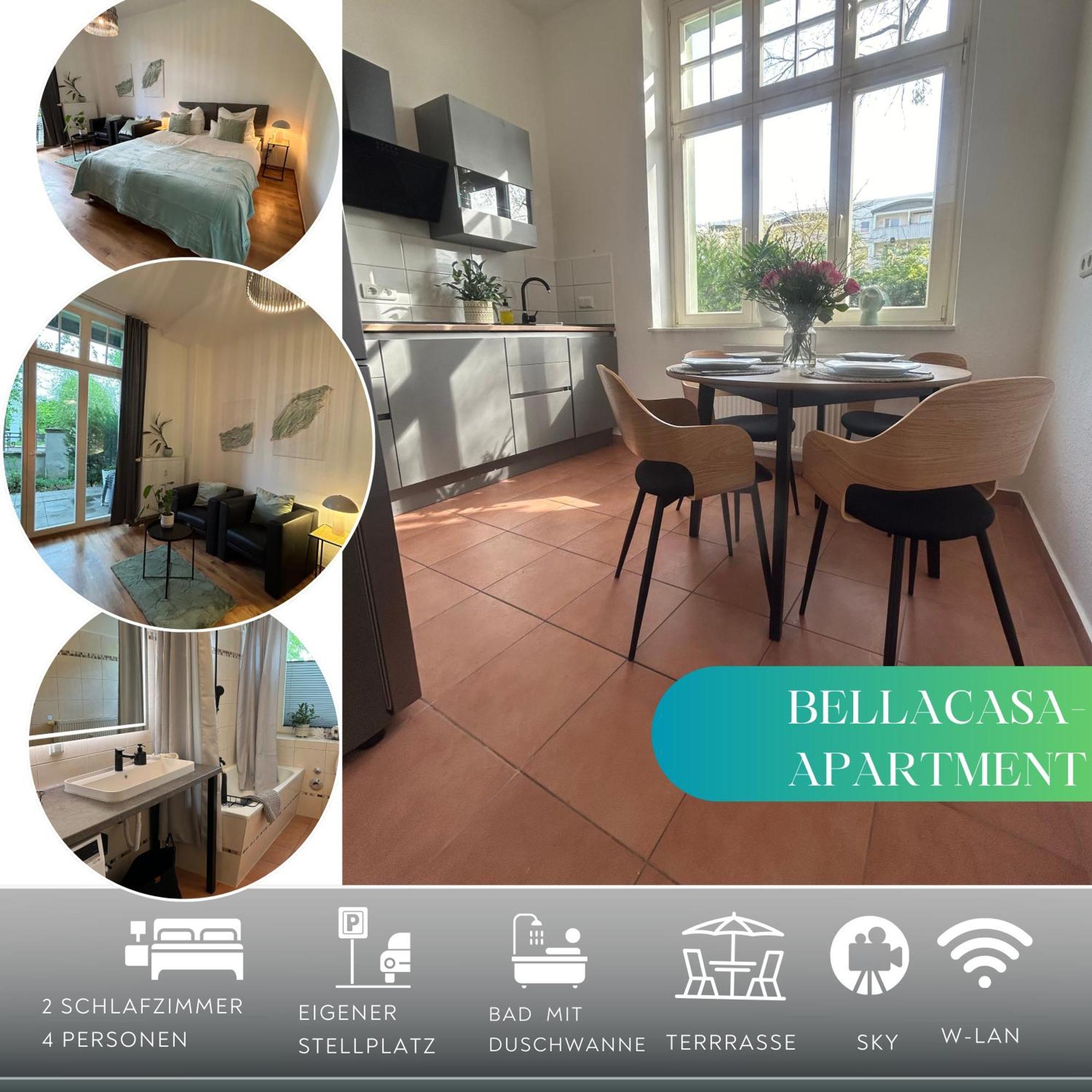 Mintara Komfort Apartment Mit Grill -Terrasse, Sky Und Parkplatz Maagdenburg Buitenkant foto